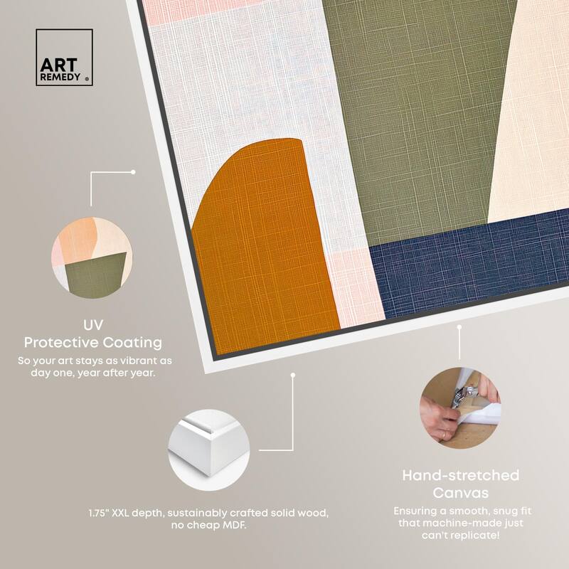 Planar Patchwork I Canvas by Art Remedy