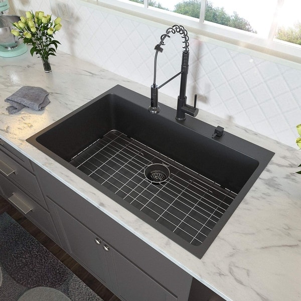 Stainless Steel 30 inch Single Bowl Drop-in Kitchen Sink - 30 ...