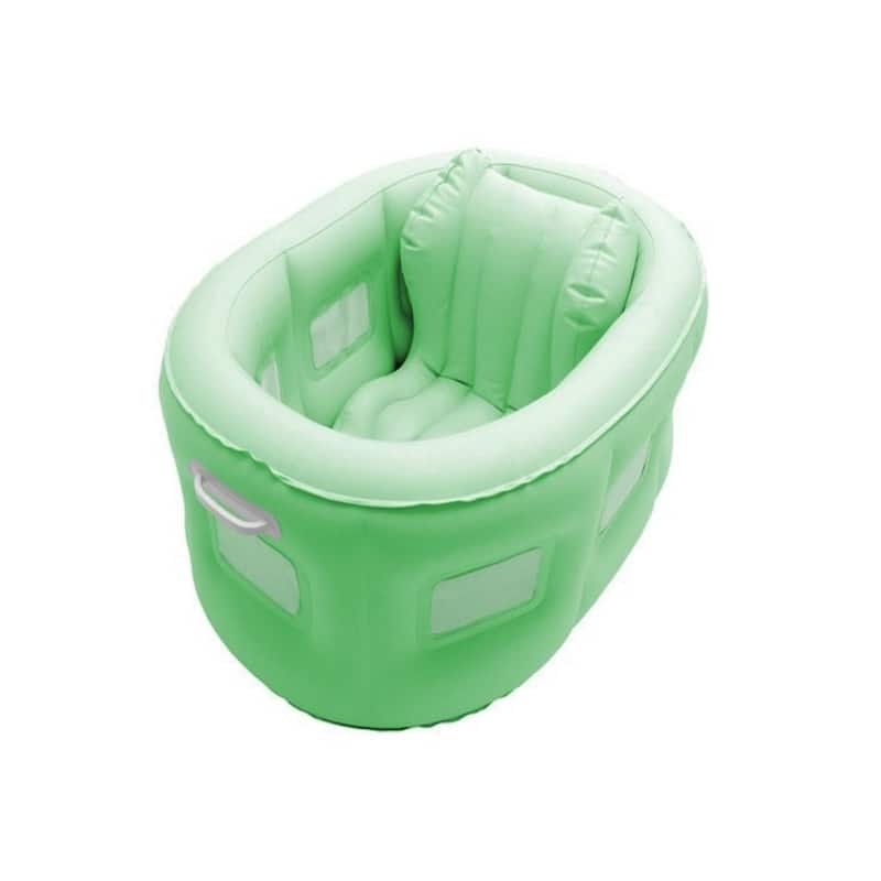 4-in-1 Room to Grow Portable Inflatable Baby Bathinet - Green - 26"