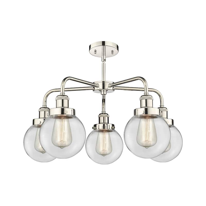 Innovations Lighting Beacon - 5 Light 24" Stem Hung Chandelier