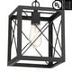 preview thumbnail 8 of 37, Acroma 1-light Farmhouse Rustic Rectangle Kitchen Island Pendant Light - 8 inches