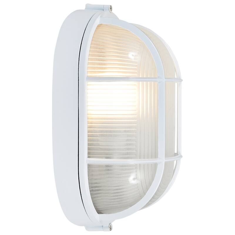 Access Lighting Nauticus Dual Mount - Wet Location Bulkhead - Frosted Glass Shade - Replaceable LED
