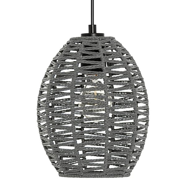 Grey rattan light online