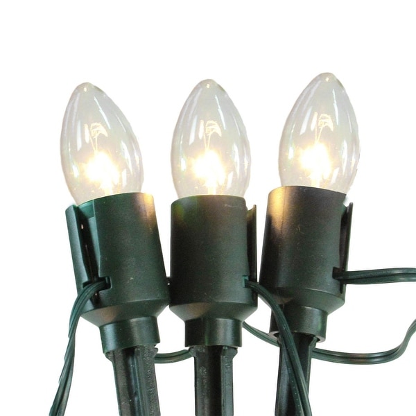 Set of 15 Clear Lighted Mighty Light C9 Shape Christmas Pathway Markers