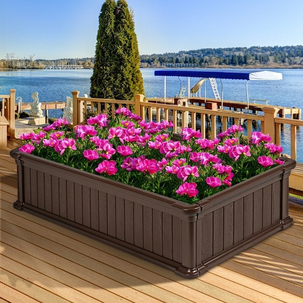 1 Pc Wooden Multi functional Storage Desk Box For Flowers Plants Potting Desk Pe 