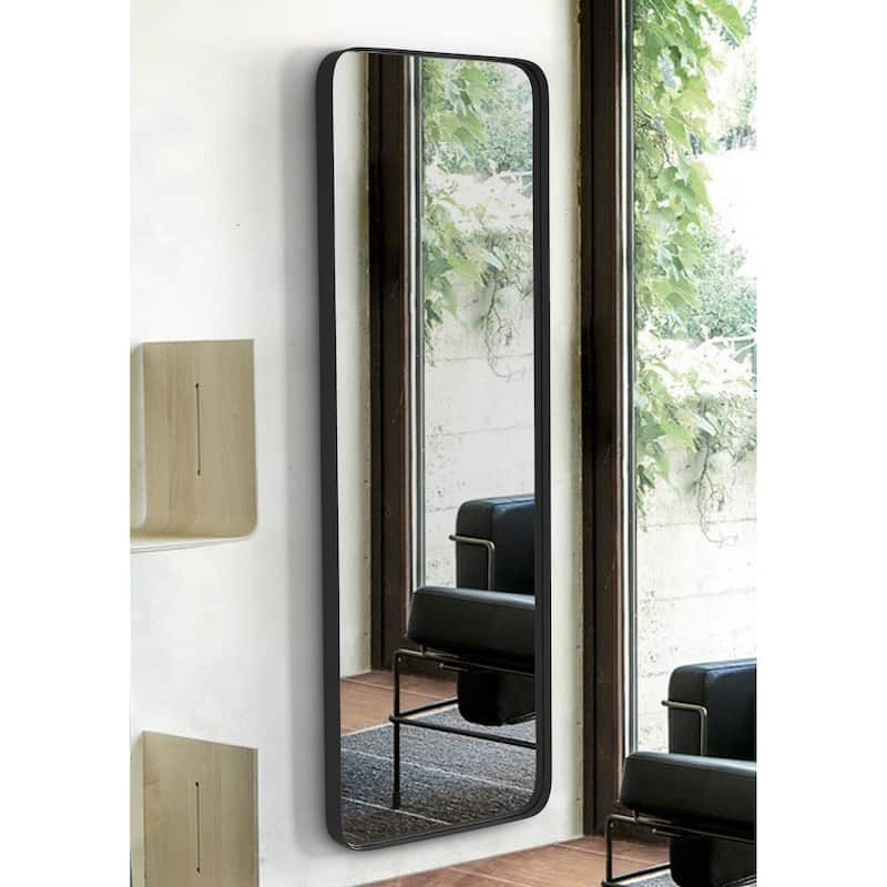 SPACE-IN Large Black Wall and Floor Mirror 65 X 22 Inches