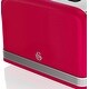 preview thumbnail 2 of 3, Swan ST19020RN Retro 4 Slice Toaster, 7.2"x11.5"x10.4", Red