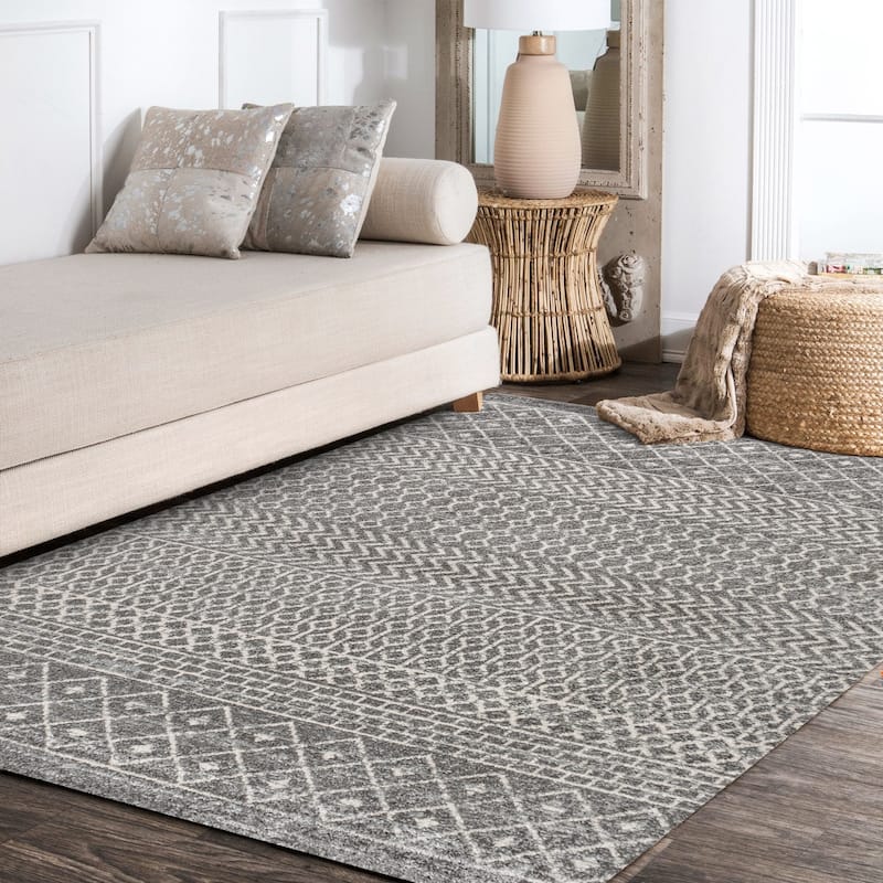 JONATHAN Y Athens Moroccan Vintage Geometric Rug Area Rug