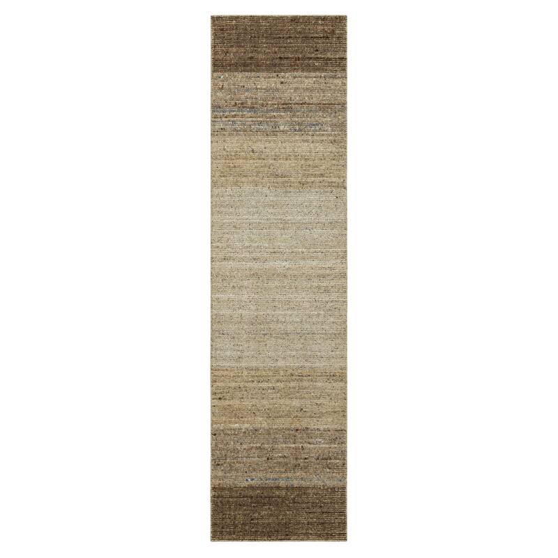 Karastan Wabi Sabi Striped Area Rug by Drew and Jonathan Home - 2' x 8' - Tan - Runner