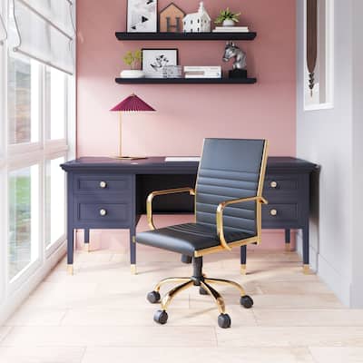 Charismatic Office Chair Black & Gold