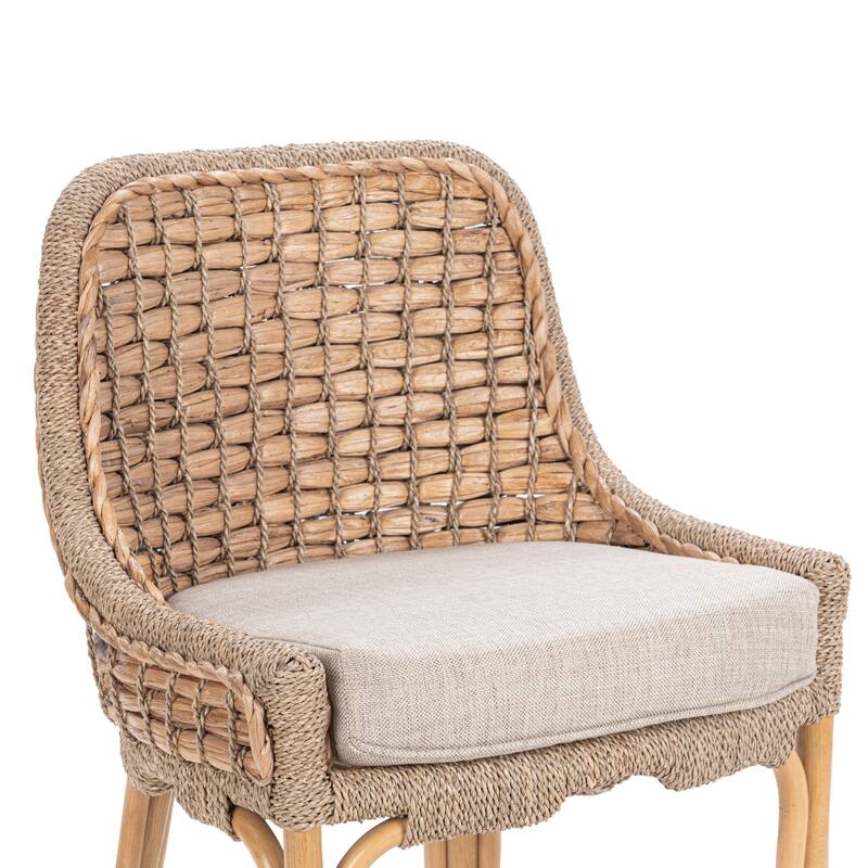 Nuevo Water hyacinth Counter Stool by Kosas Home