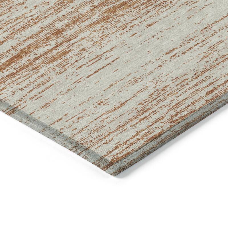 Machine Washable Indoor/ Outdoor Chantille Ombre Stripes Rug