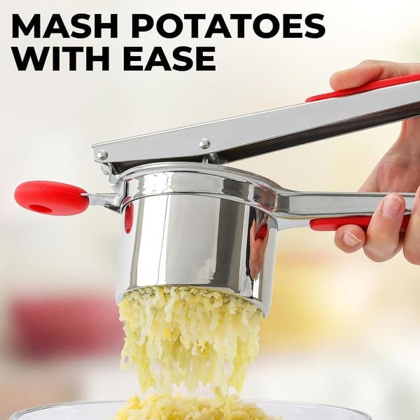 SPEENSUN Potato Ricer,potato Mashers,Heavy Duty Potato Masher With 3 Interchangeable Discspotato Ricer Stainless Steel For Fluffy Mashed~p106959862