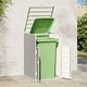 preview thumbnail 24 of 56, vidaXL Wheelie Bin Storage Rubbish Waste Bin Storage Steel
