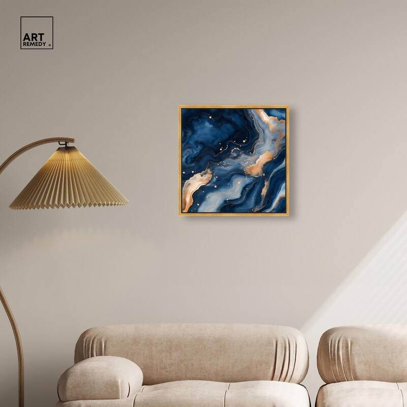 Deep Sea Geode III Canvas by Art Remedy