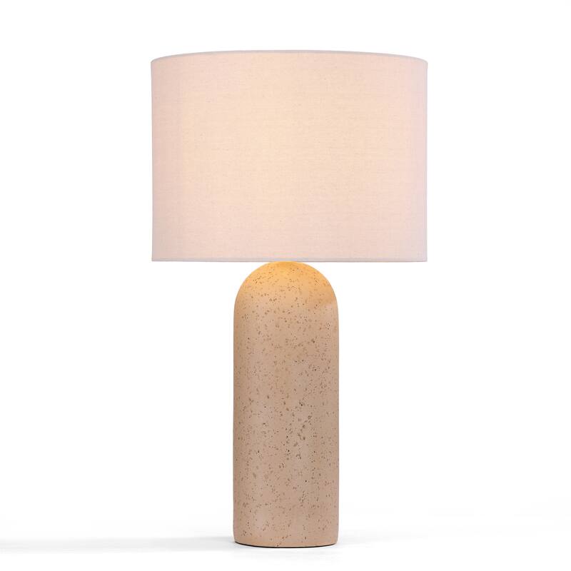 26.7" Ceramic Accent Table Lamp, Bedside Table Lamps With 3-way Dimming Switch