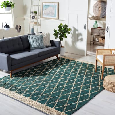 SAFAVIEH Handmade Natural Fiber Bethia Casual Jute Trellis Rug