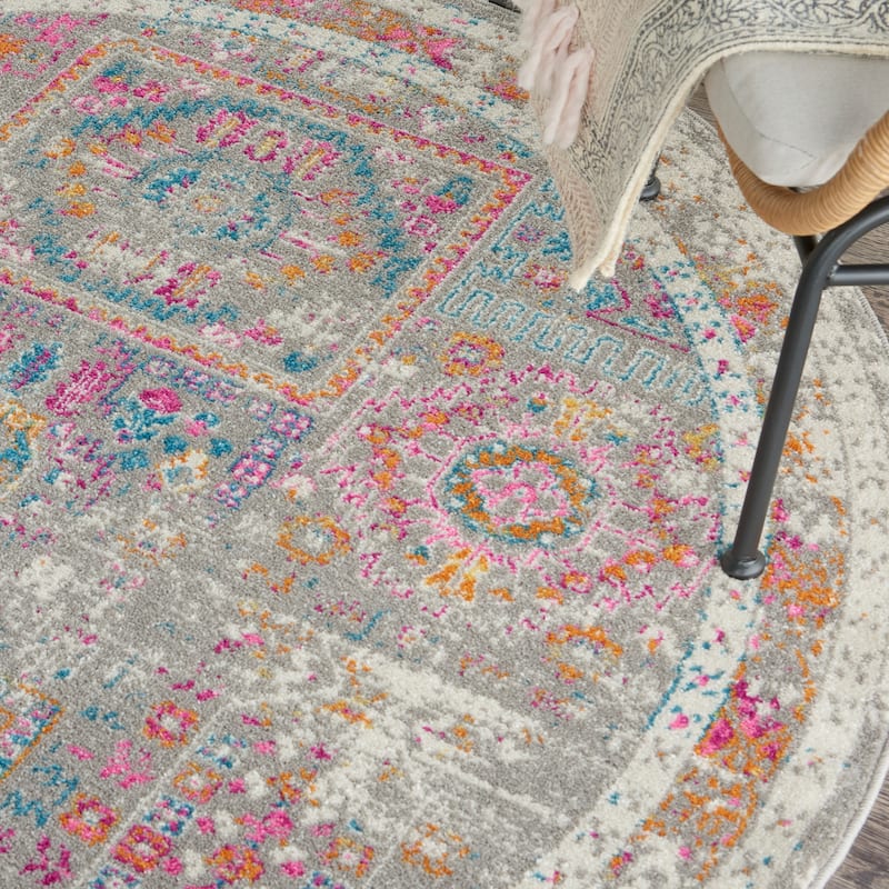Nourison Passion Vintage Moroccan Medallion Area Rug