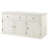 Wood Buffet Sideboard White Distressed | Furniture Dash - N/A - On Sale ...