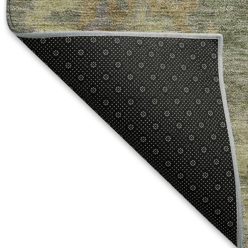 Machine Washable Indoor/ Outdoor Casual Traditional Chantille Rug