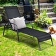 preview thumbnail 2 of 8, Costway Set of 2 Patio Lounge Chairs Sling Chaise Lounge Recliner - 62.5”x26”x40.5”(L x W x H)