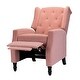 preview thumbnail 45 of 87, Debora Wingback Button Tufted Push-back Recliners Set of 2 by HULALA HOME