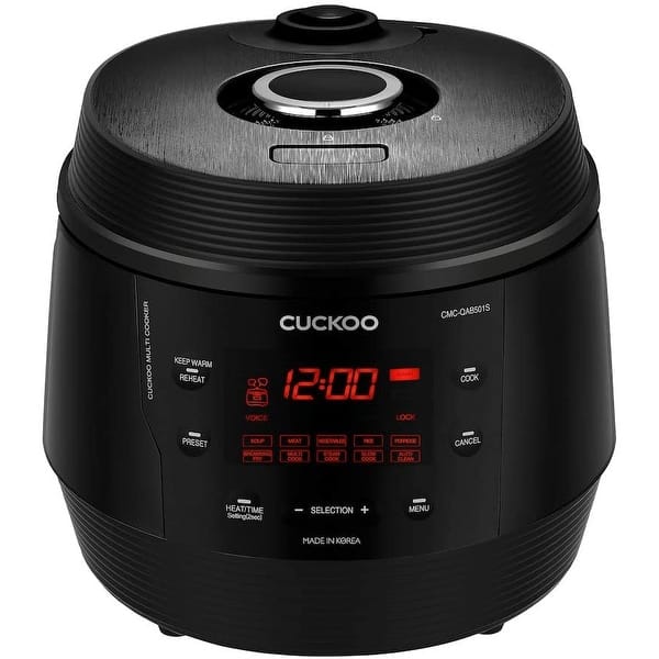 Cuckoo Standard 8 in 1 Multi Pressure Rice Cooker (Midnight Black