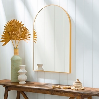 Artistic Weavers Aranya Modern Aluminum Arched Accent Mirror