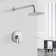 preview thumbnail 1 of 27, Rainfall Pressure Balanced Shower Faucet with Rough-in Valve silver
