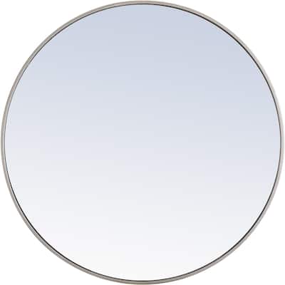 Elegant Lighting Eternity 36" Diameter Circular Beveled Metal Framed