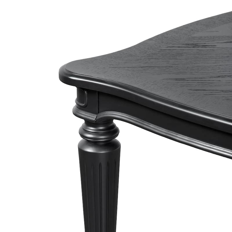 Furniture of America Seabliss Glam 84-inch Solid Wood Dining Table