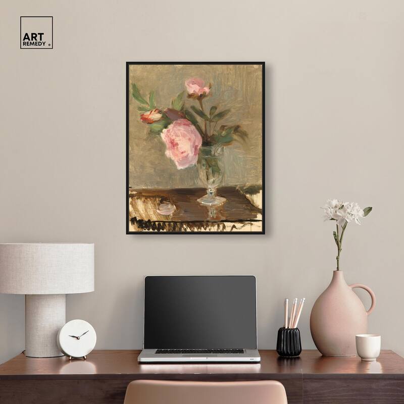 Moristot Peony Canvas by Art Remedy