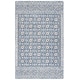 preview thumbnail 19 of 51, SAFAVIEH Handmade Micro-Loop Togzhan Wool Rug 5' Square - Blue/Ivory - Square
