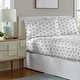 preview thumbnail 17 of 24, Pointehaven Printed Cotton Flannel Hemstitch Deep Pocket Bed Sheet Set