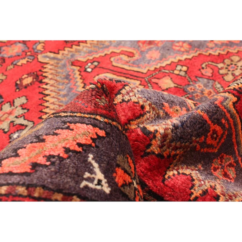 ECARPETGALLERY Hand-knotted Andelz Red Wool Rug - 3'11 x 6'6