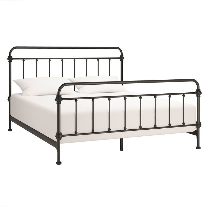 Giselle Antique Dark Bronze Iron Metal Bed by iNSPIRE Q Classic