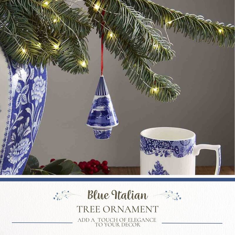 Spode Blue Italian Tree Ornament