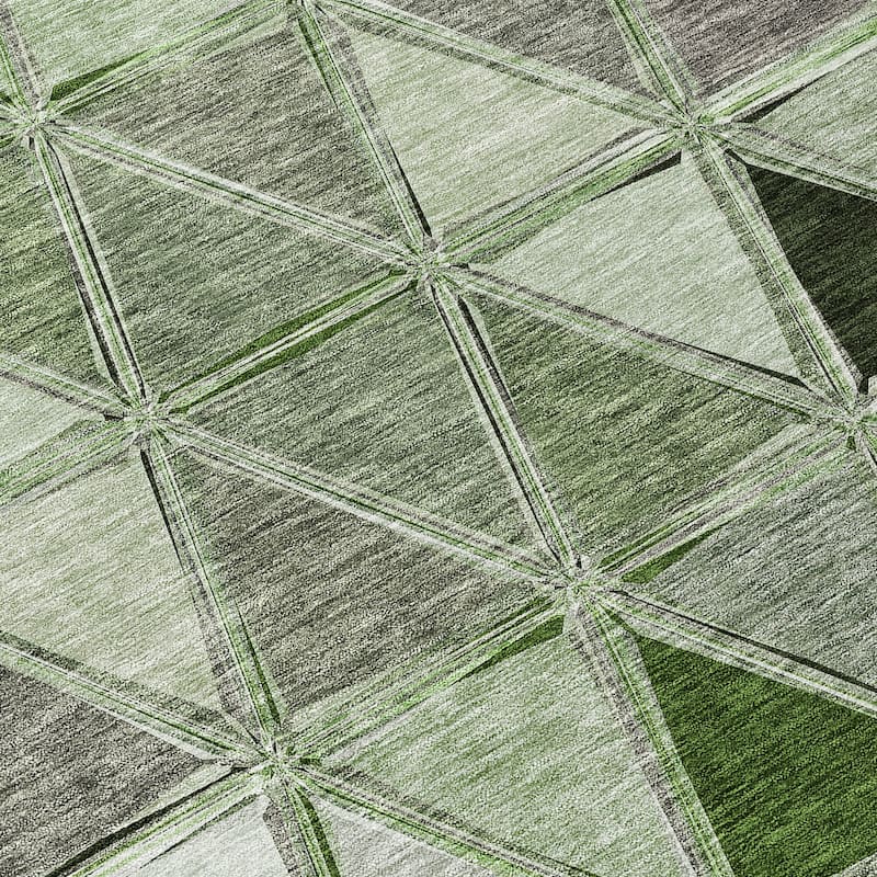 HomeRoots Geometric Transitional Rectangle Outdoor Rug