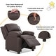 preview thumbnail 9 of 10, Deluxe Padded Kids Sofa Armchair Recliner Headrest Children w/ Storage - Single