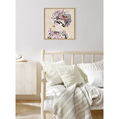 Kate and Laurel Sylvie LuLu Framed Canvas by Inkheart Designs