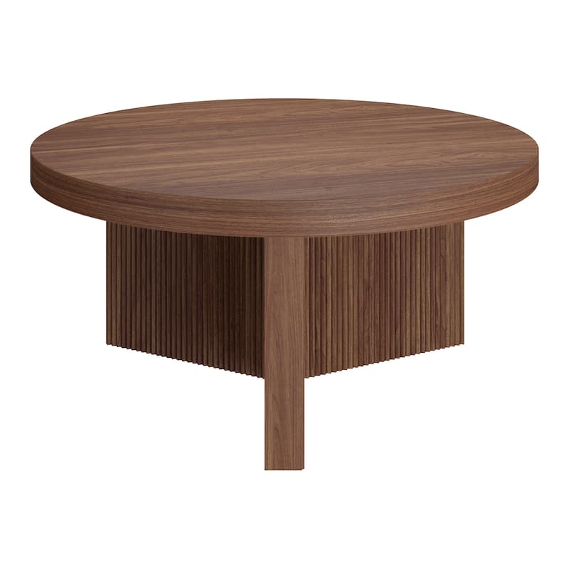 Holm 32" Wide Round Coffee Table