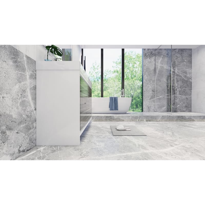 Dove 60'' Freestanding Vanity with Double Reinforced Acrylic Sink