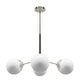 preview thumbnail 2 of 6, Hunter Hepburn Chandelier - Dining Room, Entry - Retro/Minimalistic, Sputnik