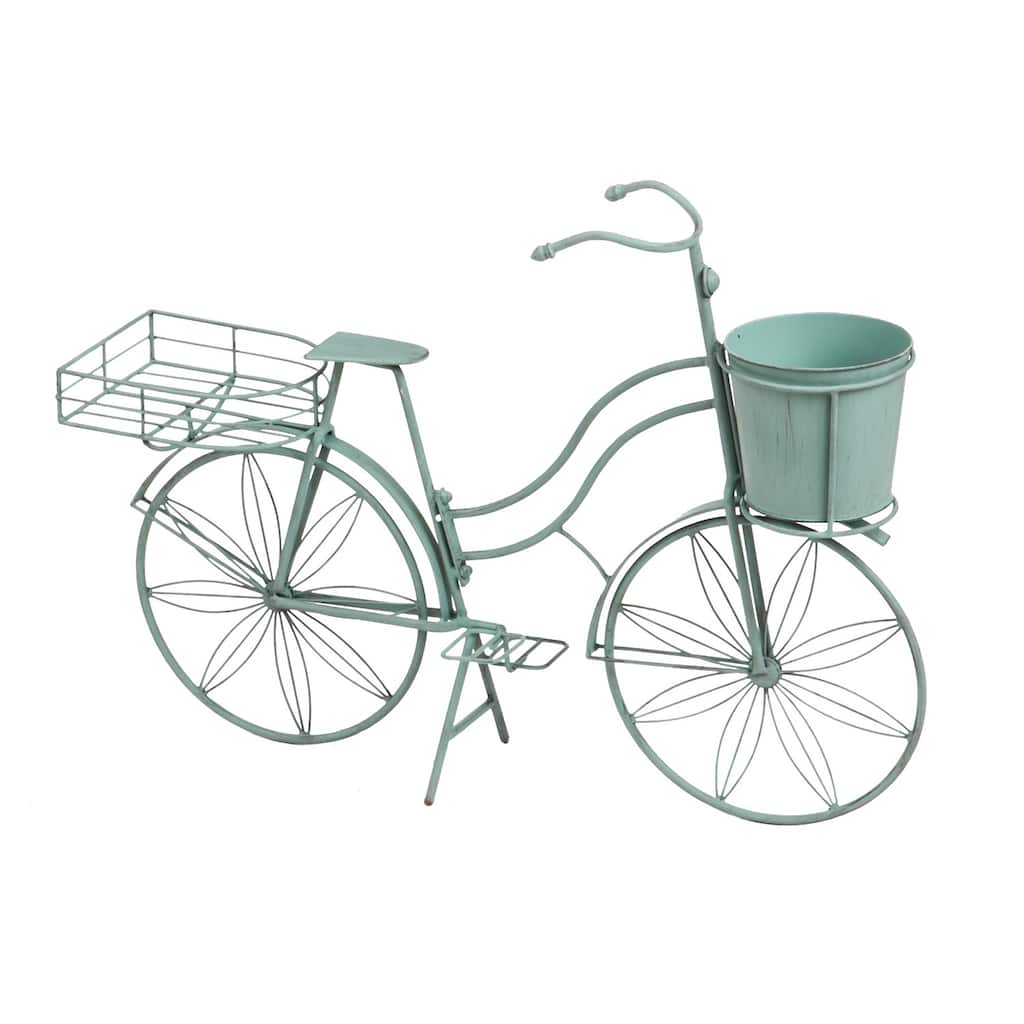 Large Bicycle Metal Planter