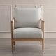 preview thumbnail 23 of 35, Spruce & Spring Lynn Accent Chair with Braid Wood Arm