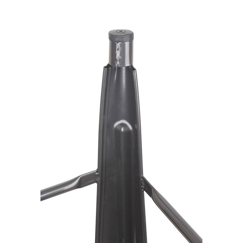 24" Counter-Height High Back Metal Bar Stool-Set of 2