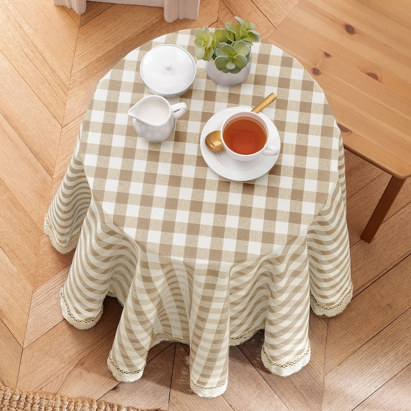 Achim Buffalo Check Tablecloth