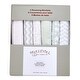 preview thumbnail 3 of 2, 6 Pieced Boxed Flannel Baby Receiving Blankets Grey