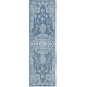 preview thumbnail 12 of 12, SAFAVIEH Handmade Micro-Loop Milada Wool Rug 2'3" x 8' Runner - Blue/Ivory - Runner