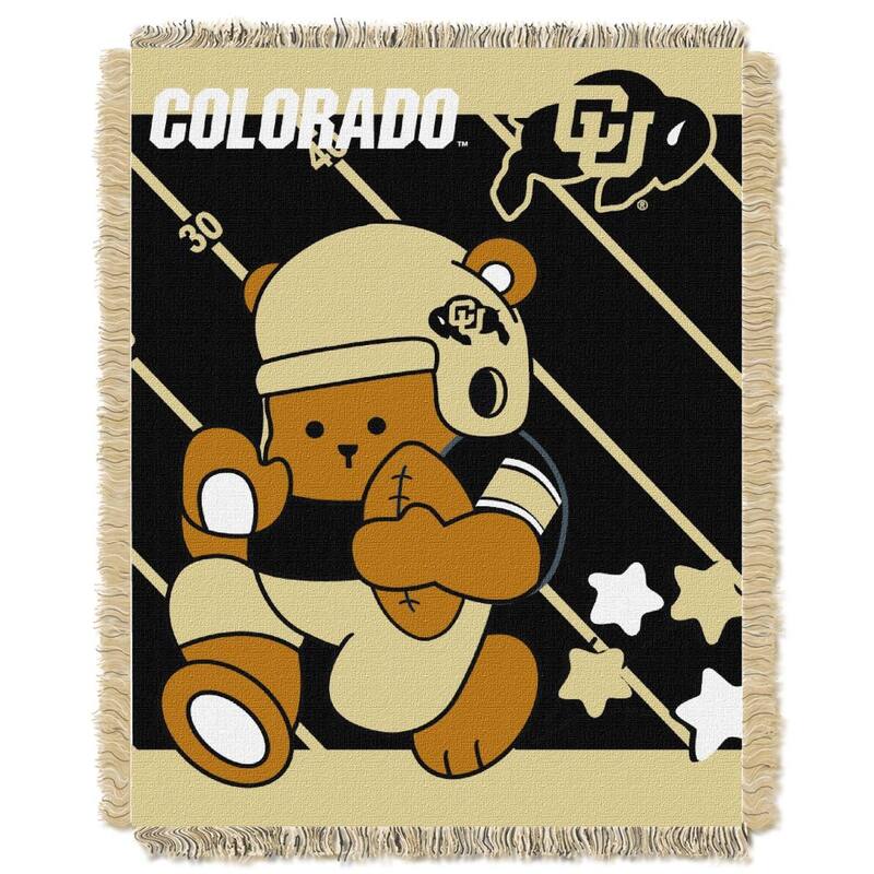 NCAA Full Back Jacquard Baby Throw Blanket